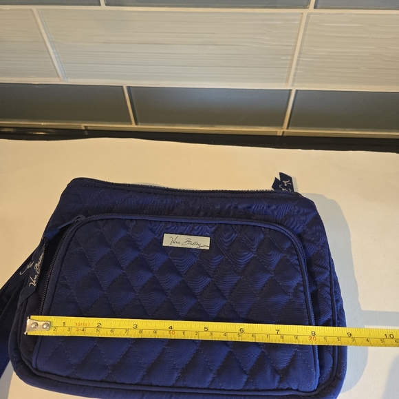 Vera Bradley Quilted Navy Shoulder Bag - Picture 8 of 11